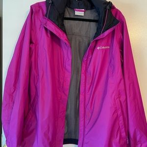 Columbia Rain Jacket Size Large